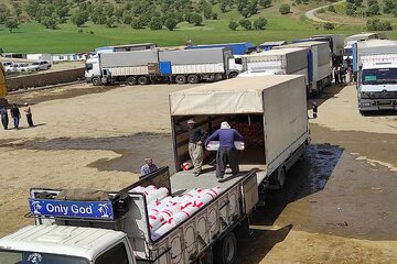 بازدید سرپرست فرمانداری بانه از بازارچه مرزی سیرانبند بانه