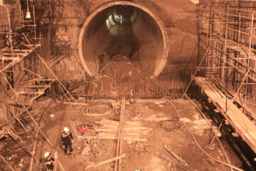 پایان حفاری ۱۲۰۰ متر از تونل خط چهارم متروی مشهد 