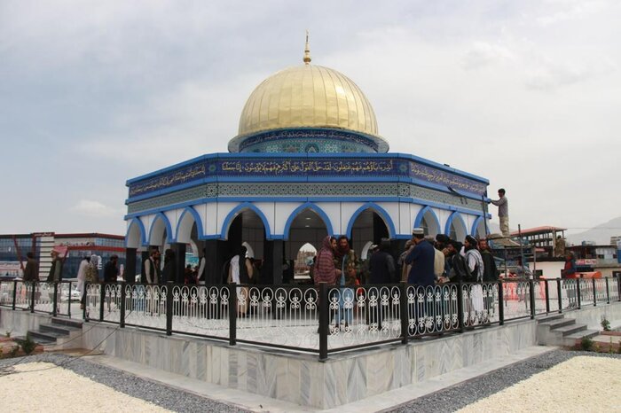 رونمایی از نماد «بیت‌المقدس» در قلب کابل؛ افغانستان مظلوم حامی فلسطین مظلوم