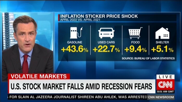 گزارش رسانه آمریکایی از سقوط سهام و بیم رکود اقتصادی در این کشور
