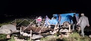 امداد رسانی به عشایر آسیب دیده از تندباد در ماکو 