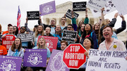 آمریکا آبستن خشونت گسترده همزمان با تصمیم‌گیری درباره قانون سقط جنین