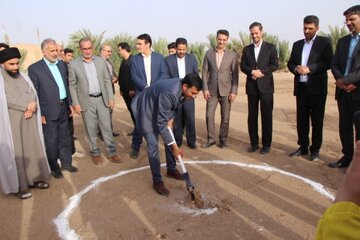 عملیات اجرایی ۶ طرح عمرانی، فرهنگی و ورزشی در بافق آغاز شد