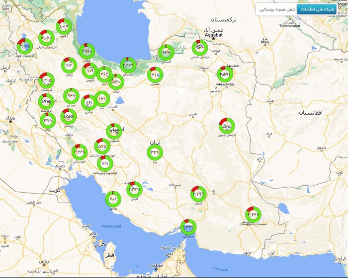 اتصال روستاهای بالای ۲۰ خانوار کشور به اینترنت باکیفیت به بیش از ۸۶ درصد رسید