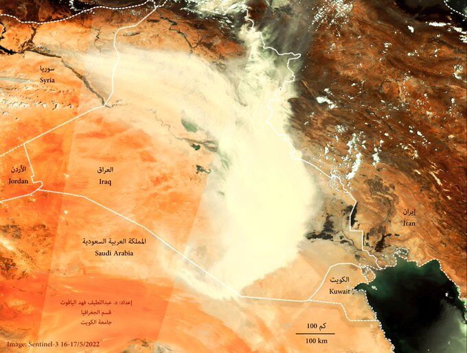 موج جدید توفان خاک در عراق نگران کننده است