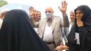 فیلم: تسلیم شدن وزیر علوم مقابل اعتراض دختر دزفولی