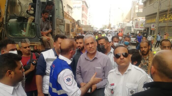 حضور پر رنگ مسوولان عالیرتبه دولت در حادثه متروپل آبادان مرهمی بر زخم داغدیدگان