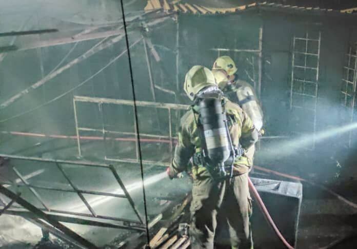 آتش سوزی باغ رستوران در فرحزاد تهران آتش سوزی باغ رستوران در فرحزاد تهران