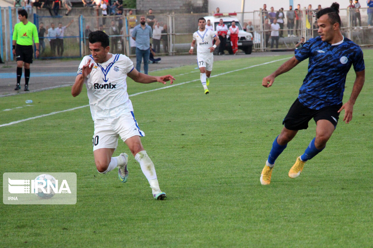 توقف بدموقع مسکرمان؛ ملوان در آستانه قهرمانی لیگ دسته اول قرار گرفت
