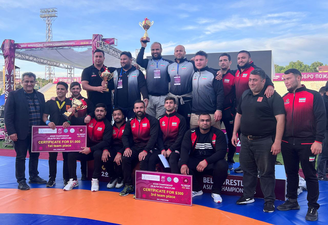عنوان سومی تیم‌های آلیش زنان و مردان ایران در بخشی تیم قهرمانی آسیا