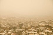 گرد و غبار فرامنطقه‌ای وضعیت هوای اراک را ناسالم کرد