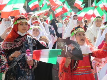 اجتماع بزرگ سربازان دهه نودی امام عصر(عج) با سرود سلام فرمانده در بیله سوار