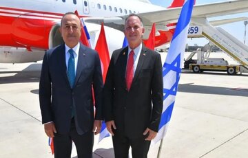 وزیر خارجه ترکیه پس از ۱۵ سال به فلسطین اشغالی سفر کرد 