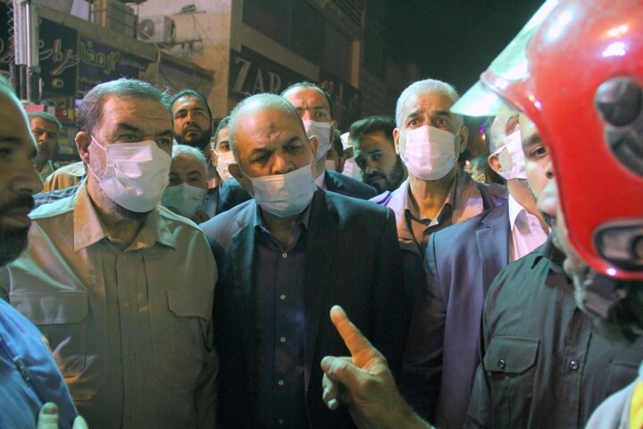 حضور پر رنگ مسوولان عالیرتبه دولت در حادثه متروپل آبادان مرهمی بر زخم داغدیدگان