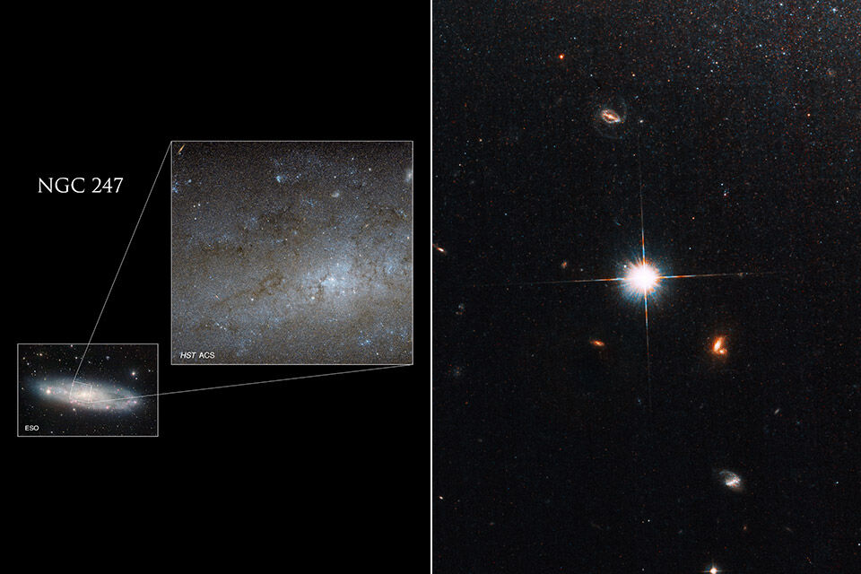 تلسکوپ هابل تصویر خیره‌کننده‌ای از ریزکهکشان «چشم سوزن» ثبت کرد