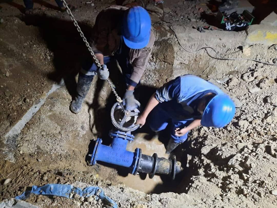 شبکه توزیع آب باقرشهر شهرستان ری اصلاح و بازسازی شد  شبکه توزیع آب باقرشهر شهرستان ری اصلاح و بازسازی شد