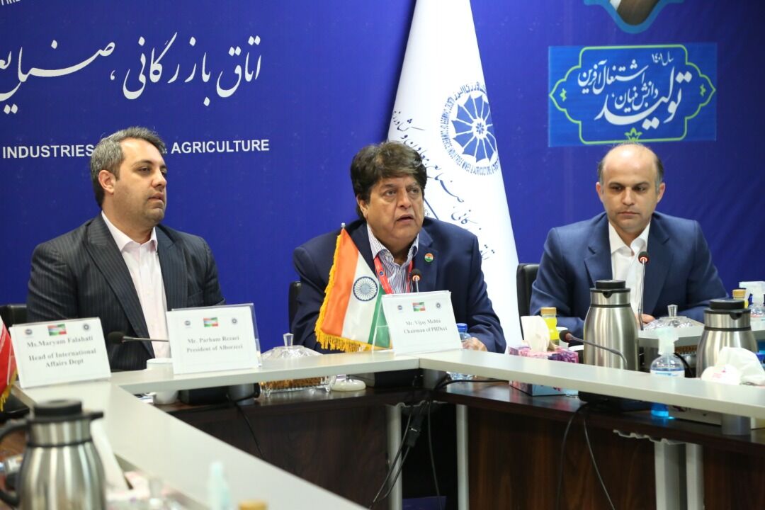 هند از توسعه مبادلات تجاری با ایران استقبال می‌کند