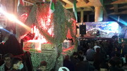 آئین وداع با دو شهید گمنام دفاع مقدس در چالوس برگزار شد