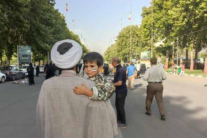 اجتماع 100 هزار نفری «سلام فرمانده» در ورزشگاه آزادی برگزار شد + فیلم 2