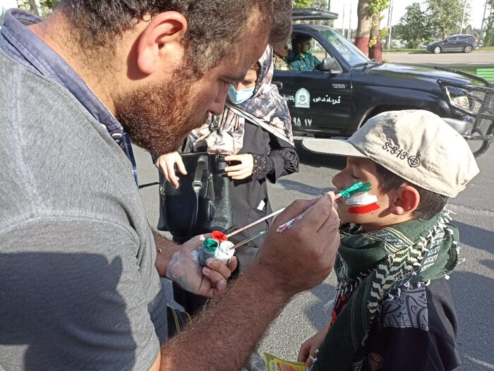 اجتماع 100 هزار نفری «سلام فرمانده» در ورزشگاه آزادی برگزار شد + فیلم 3