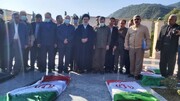 استاندار مازندران به مقام شامخ شهدای گلوگاه ادای احترام کرد
