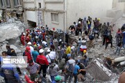 ارتفاع عدد ضحايا انهيار مبنى "متروبل" في ابادان الى 26 شخصا