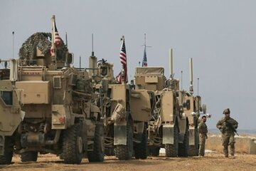 ورود کاروان نظامی آمریکا به شمال شرق سوریه