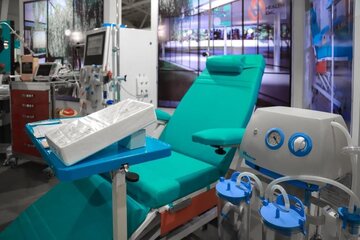 پنج دستگاه‌ دیالیز جدید در بیمارستان کنگان بهره برداری شد 