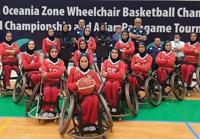 Iran national wheelchair basketballers in finals of Asia Oceania Zone Championship