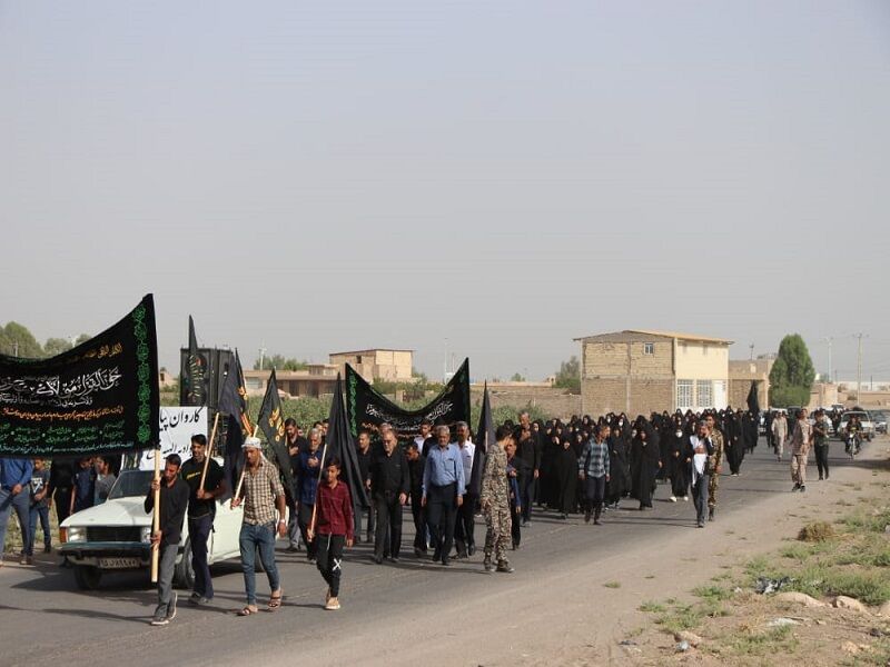 رفسنجان طولانی ترین مسیر کاروان پیاده روی صادقیه در کشور را اجرا کرد