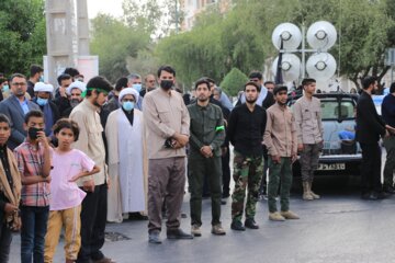 پیکرشهید گمنام در استانداری هرمزگان به خاک سپرده شد