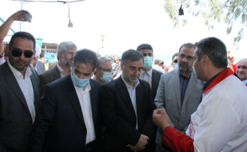 آیین افتتاح رسمی طرح‌ دریا در مازندران