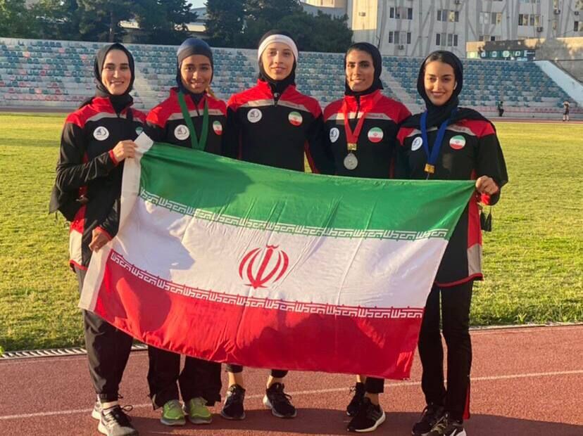 7 مدال دو و میدانی زنان ایران از مسابقات جمهوری آذربایجان