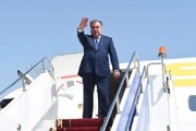 Tadschikistans Präsident traf in Teheran ein