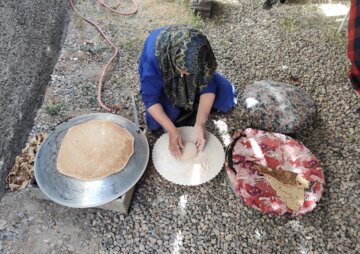 نمایی از جشنواره محلی زنان روستایی در بیرانشهر