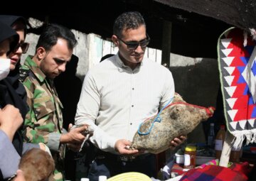 نمایی از جشنواره محلی زنان روستایی در بیرانشهر