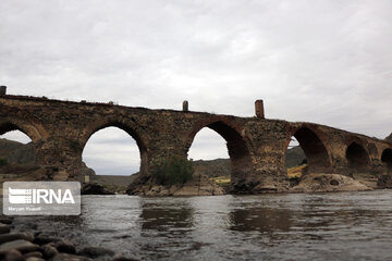 Historical Khoda Afarin bridges in northeast Iran