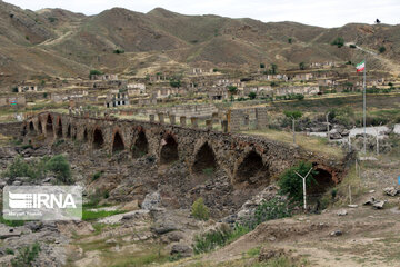 Historical Khoda Afarin bridges in northeast Iran