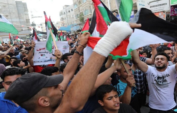 اردنی‌ها در مخالفت با رژیم صهیونیستی به خیابان آمدند 