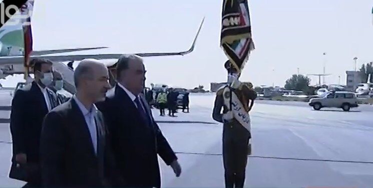 Le Président tadjik à Téhéran
