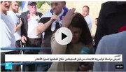 حمله صهیونیستهای افراطی به خبرنگار فرانس ۲۴ در حین پخش زنده