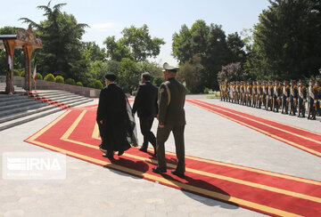 Tajikistan President's official reception ceremony Tehran