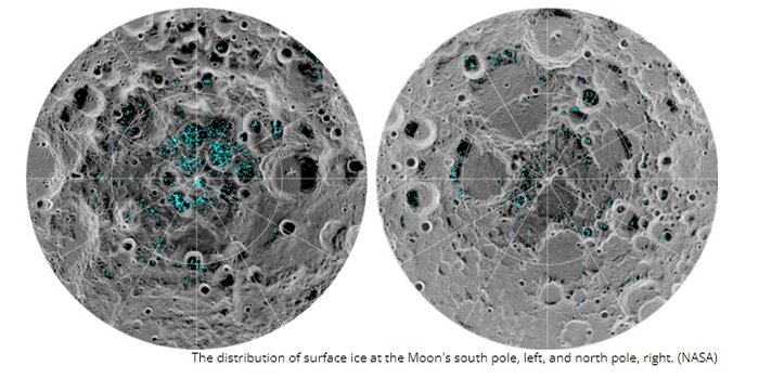 آیا ماه میلیاردها سال آب از زمین جذب کرده است؟ 3