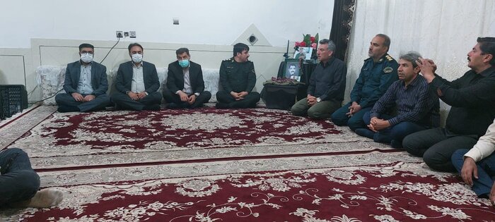 فرمانده یگان حفاظت محیط زیست کشور از همیار محیطزیست بوانات عیادت کرد