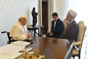 قائد اسلامی انقلاب کے پیغام کو پوپ فرانسس کا حوالہ کردیا گیا