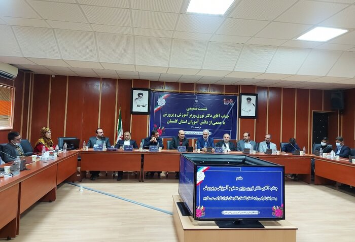 رفع کمبودها،هوشمندسازی مدارس و شادی و نشاط مطالبات دانشآموزان گلستانی از وزیر