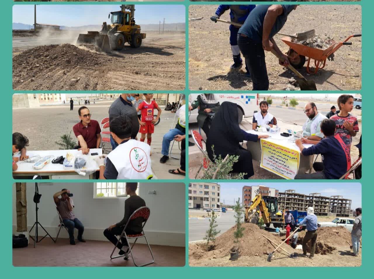 ۲۵ گروه جهادی مهرشهر کرج در رزمایش جهاد امیدآفرینی پای کار آمدند