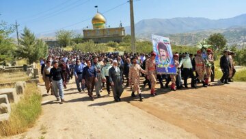 تشییع پیکر مطهر شهید «جوهر نوری» جوانرود