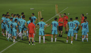 برگزاری نخستین تمرین تیم ملی فوتبال در دوحه