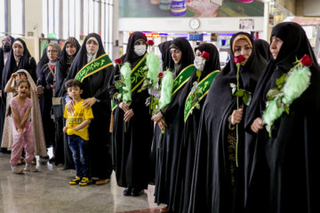 ورود کاروان خدام رضوی به کرمانشاه‎‎